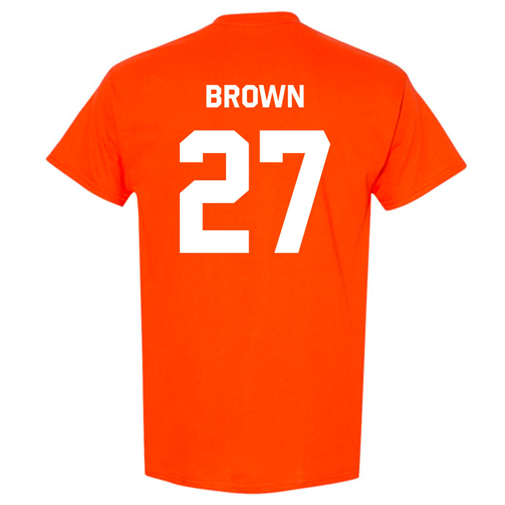 Oklahoma State - NCAA Baseball : Matthew Brown - Stripe the Stadium T-Shirt-1
