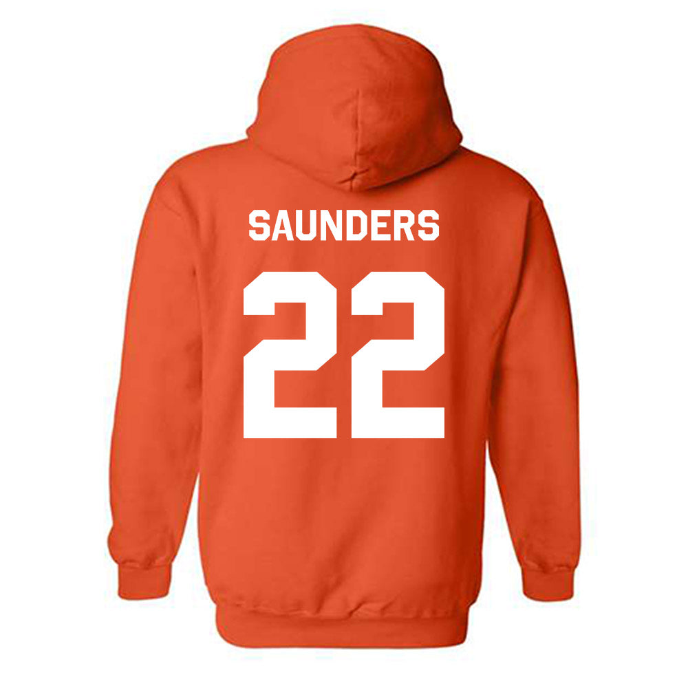 Oklahoma State - NCAA Baseball : Evan Saunders - Stripe the Stadium Hooded Sweatshirt-1