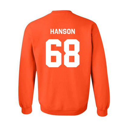 Oklahoma State - NCAA Football : Joseph Hanson - Stripe the Stadium Crewneck Sweatshirt-1