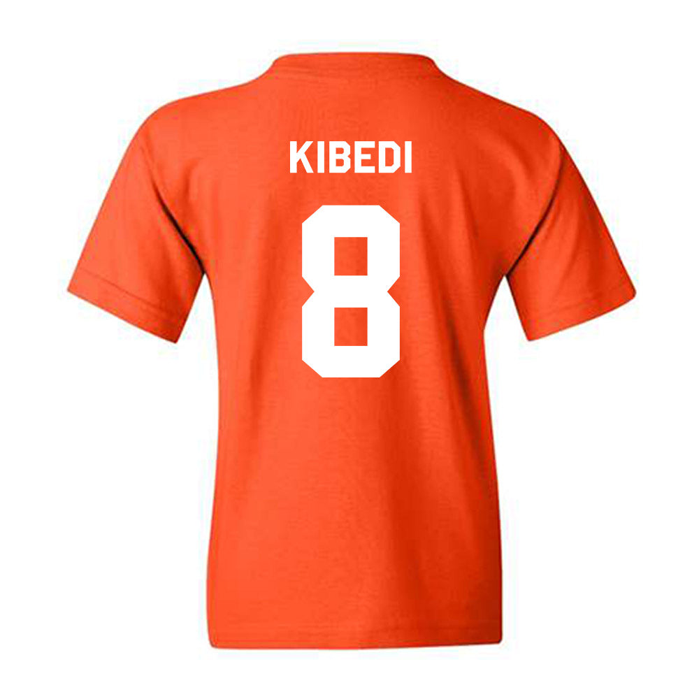 Oklahoma State - NCAA Women's Basketball : Annie Kibedi - Stripe the Stadium Youth T-Shirt-1