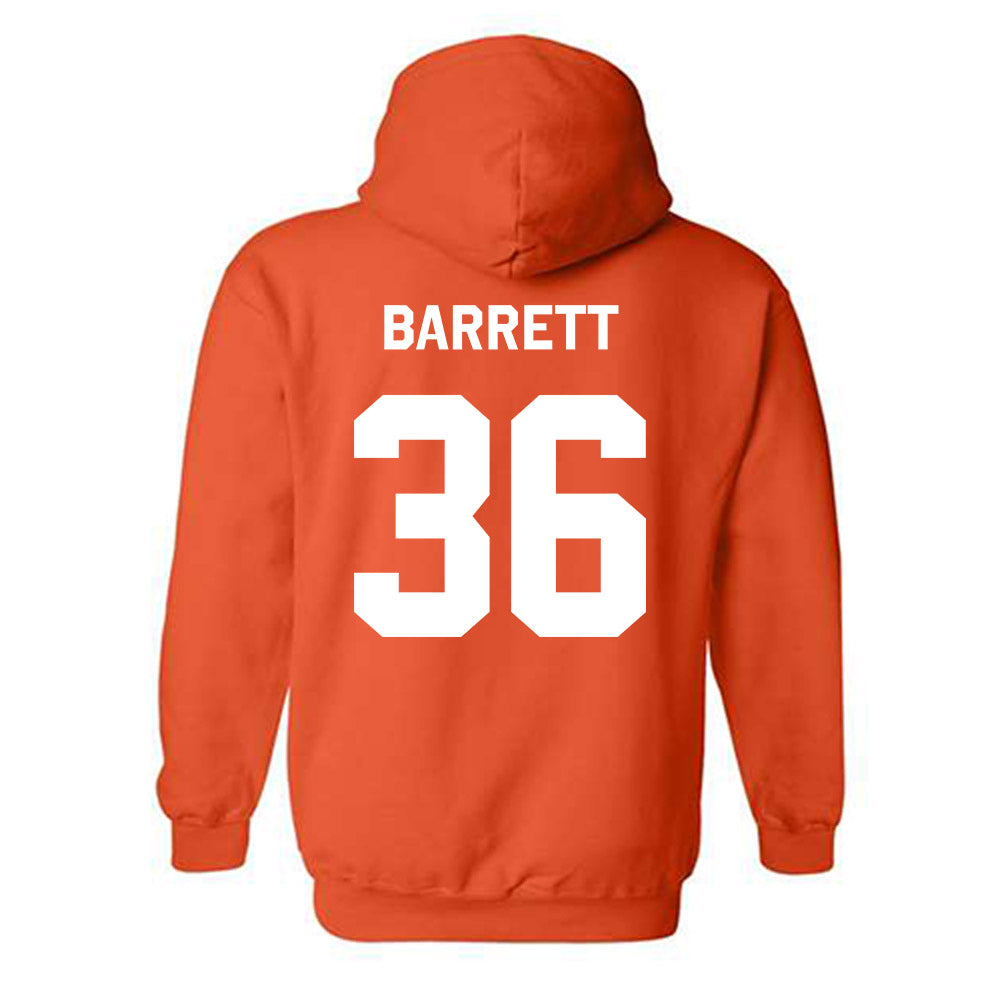 Oklahoma State - NCAA Baseball : Hudson Barrett - Stripe the Stadium Hooded Sweatshirt-1