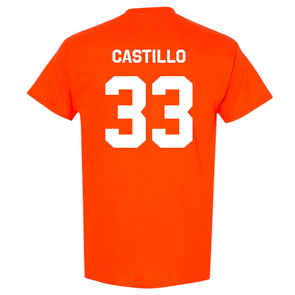Oklahoma State - NCAA Softball : Gabby Castillo - Stripe the Stadium T-Shirt-1