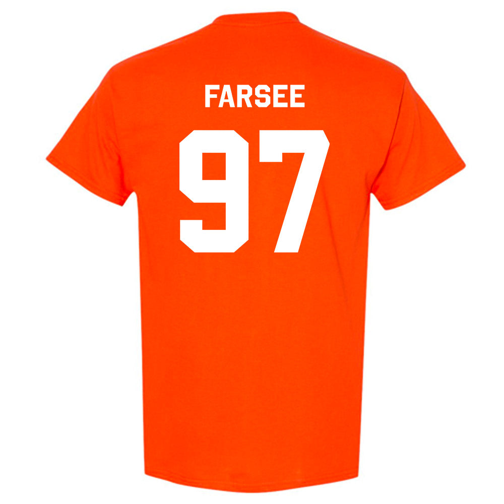 Oklahoma State - NCAA Football : Nygel Farsee - Stripe the Stadium T-Shirt-1