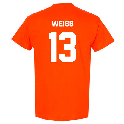 Oklahoma State - NCAA Women's Soccer : Lily Weiss - Stripe the Stadium T-Shirt-1