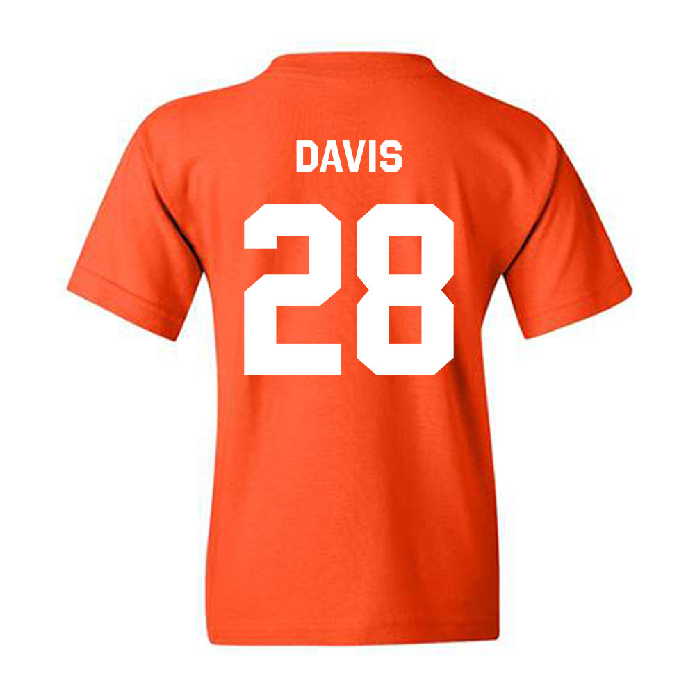 Oklahoma State - NCAA Football : Marrel Davis - Stripe the Stadium Youth T-Shirt-1