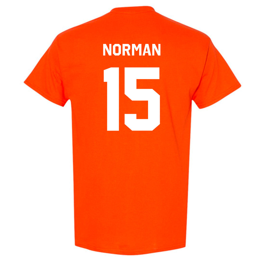 Oklahoma State - NCAA Baseball : Sebastian Norman - Stripe the Stadium T-Shirt-1