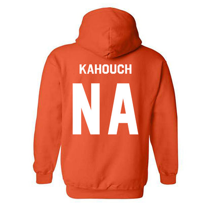 Oklahoma State - NCAA Men's Track & Field : Ashdyn Kahouch - Stripe the Stadium Hooded Sweatshirt-1
