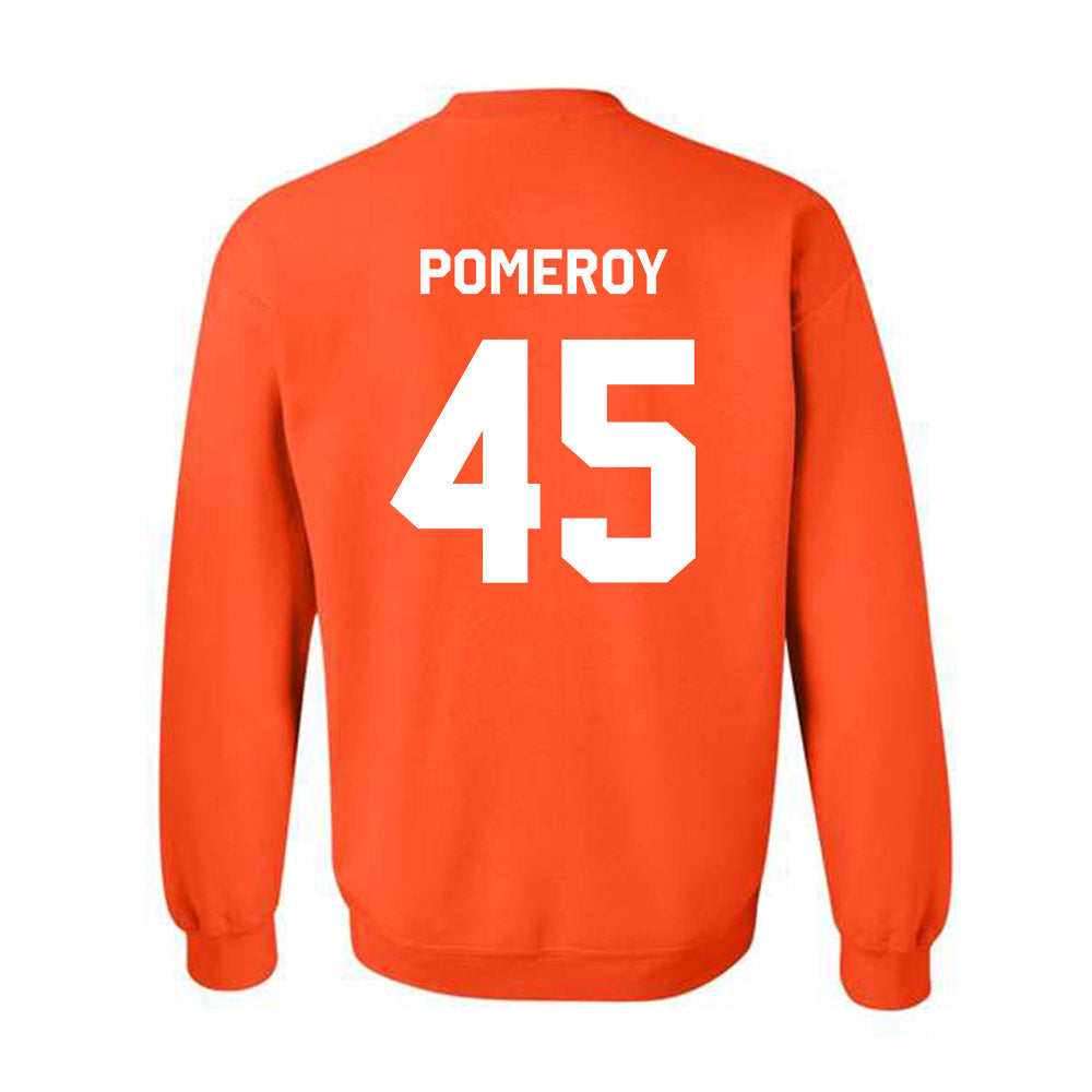 Oklahoma State - NCAA Baseball : Deacon Pomeroy - Stripe the Stadium Crewneck Sweatshirt-1