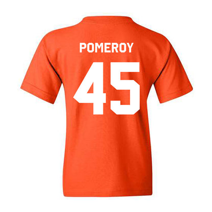 Oklahoma State - NCAA Baseball : Deacon Pomeroy - Stripe the Stadium Youth T-Shirt-1