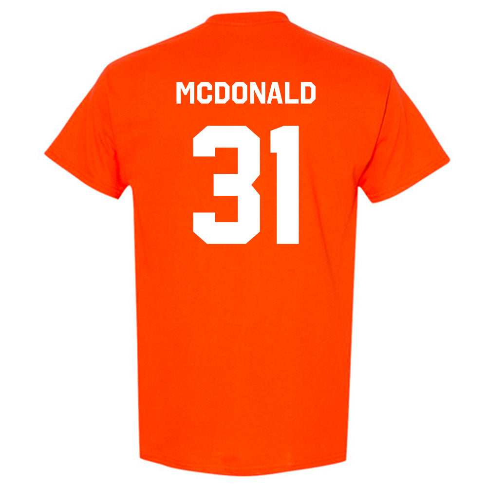 Oklahoma State - NCAA Softball : Lexi McDonald - Stripe the Stadium T-Shirt-1
