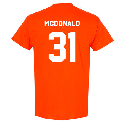 Oklahoma State - NCAA Softball : Lexi McDonald - Stripe the Stadium T-Shirt-1
