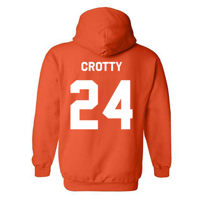 Oklahoma State - NCAA Men's Basketball : Ryan Crotty - Stripe the Stadium Hooded Sweatshirt-1