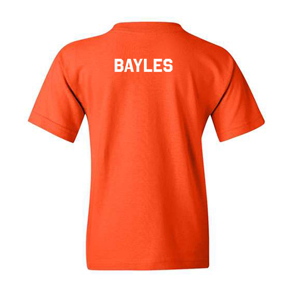 Oklahoma State - NCAA Women's Track & Field : Brooke Bayles - Stripe the Stadium Youth T-Shirt-1