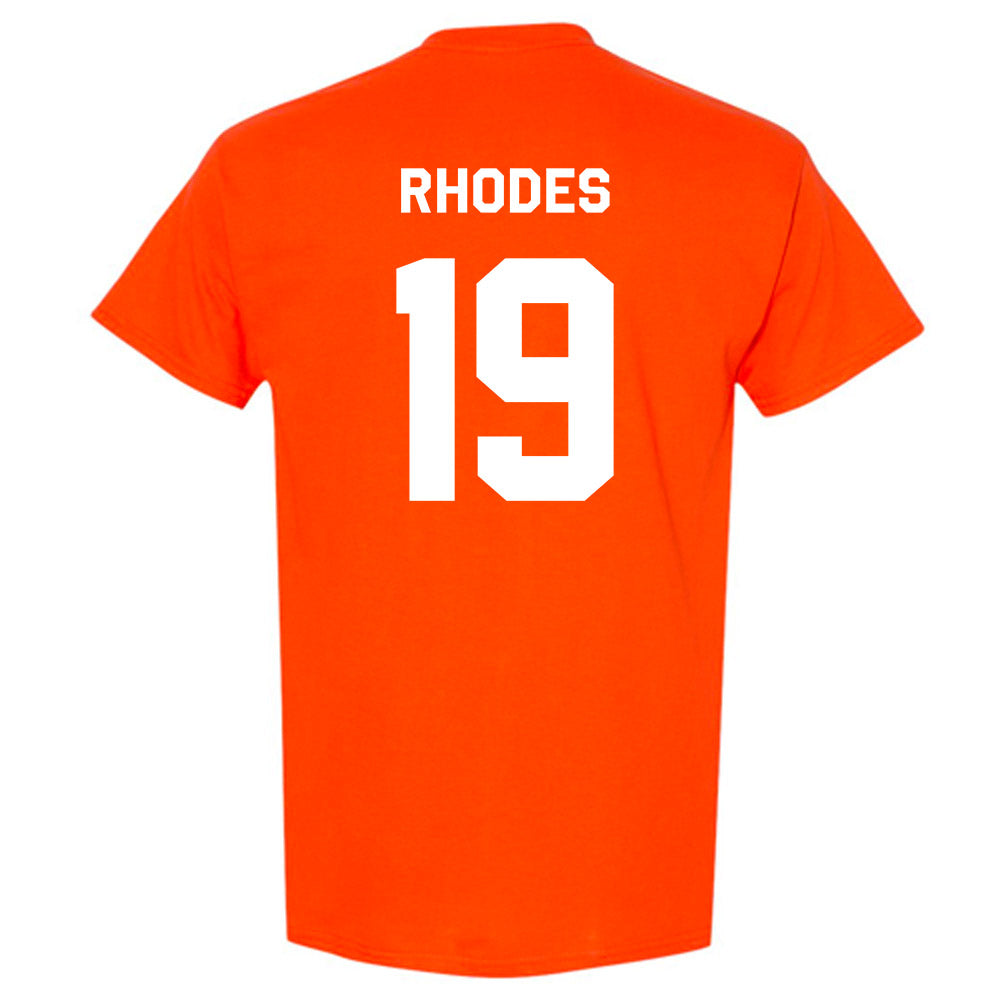 Oklahoma State - NCAA Baseball : Stormy Rhodes - Stripe the Stadium T-Shirt-1