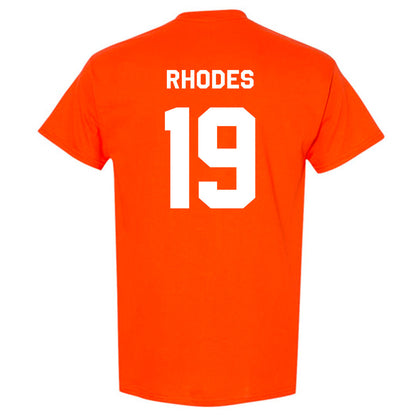 Oklahoma State - NCAA Baseball : Stormy Rhodes - Stripe the Stadium T-Shirt-1