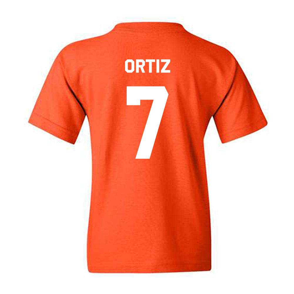 Oklahoma State - NCAA Baseball : Avery Ortiz - Stripe the Stadium Youth T-Shirt-1