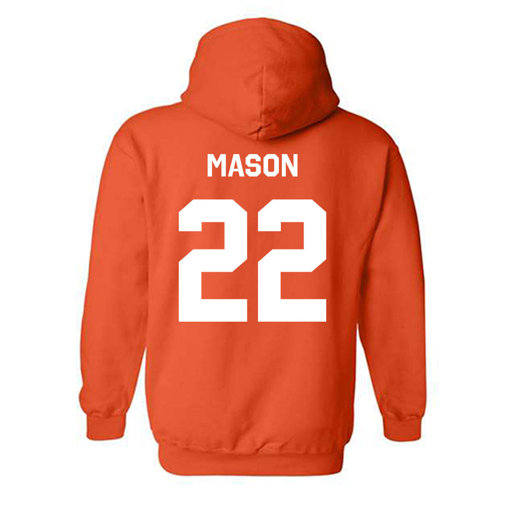 Oklahoma State - NCAA Football : William Mason - Stripe the Stadium Hooded Sweatshirt-1