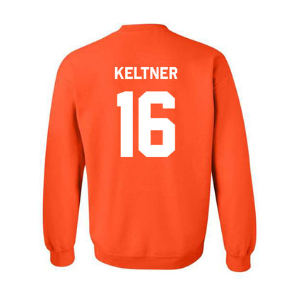 Oklahoma State - NCAA Football : Sam Keltner - Stripe the Stadium Crewneck Sweatshirt-1