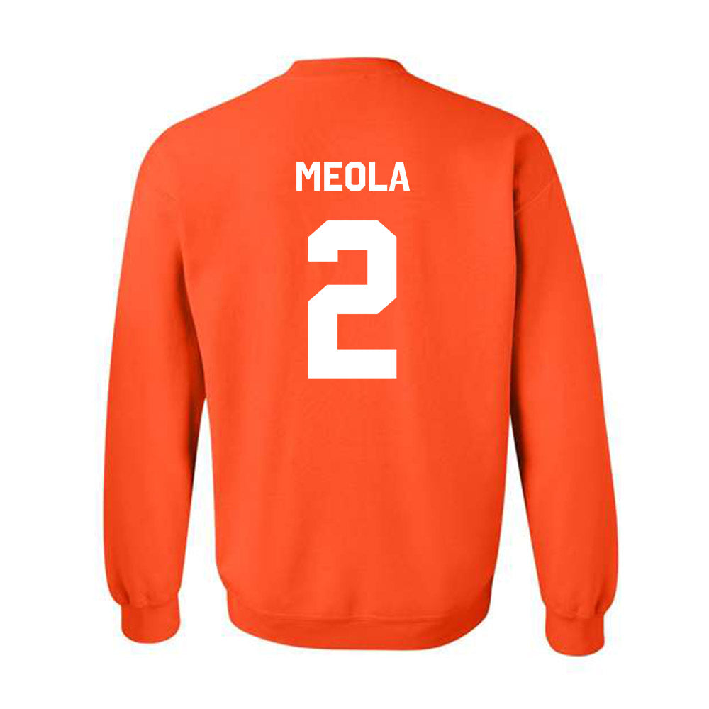 Oklahoma State - NCAA Baseball : Aidan Meola - Stripe the Stadium Crewneck Sweatshirt-1