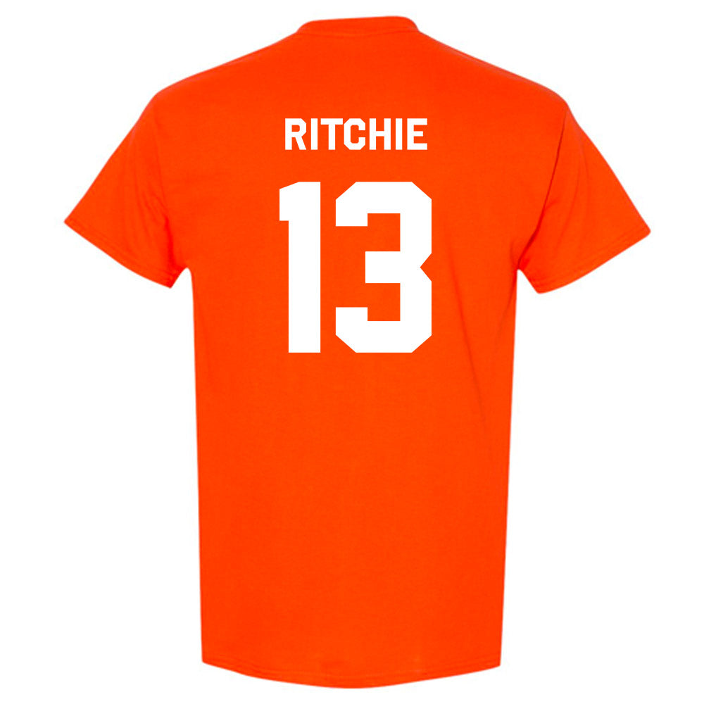 Oklahoma State - NCAA Baseball : Kollin Ritchie - Stripe the Stadium T-Shirt-1