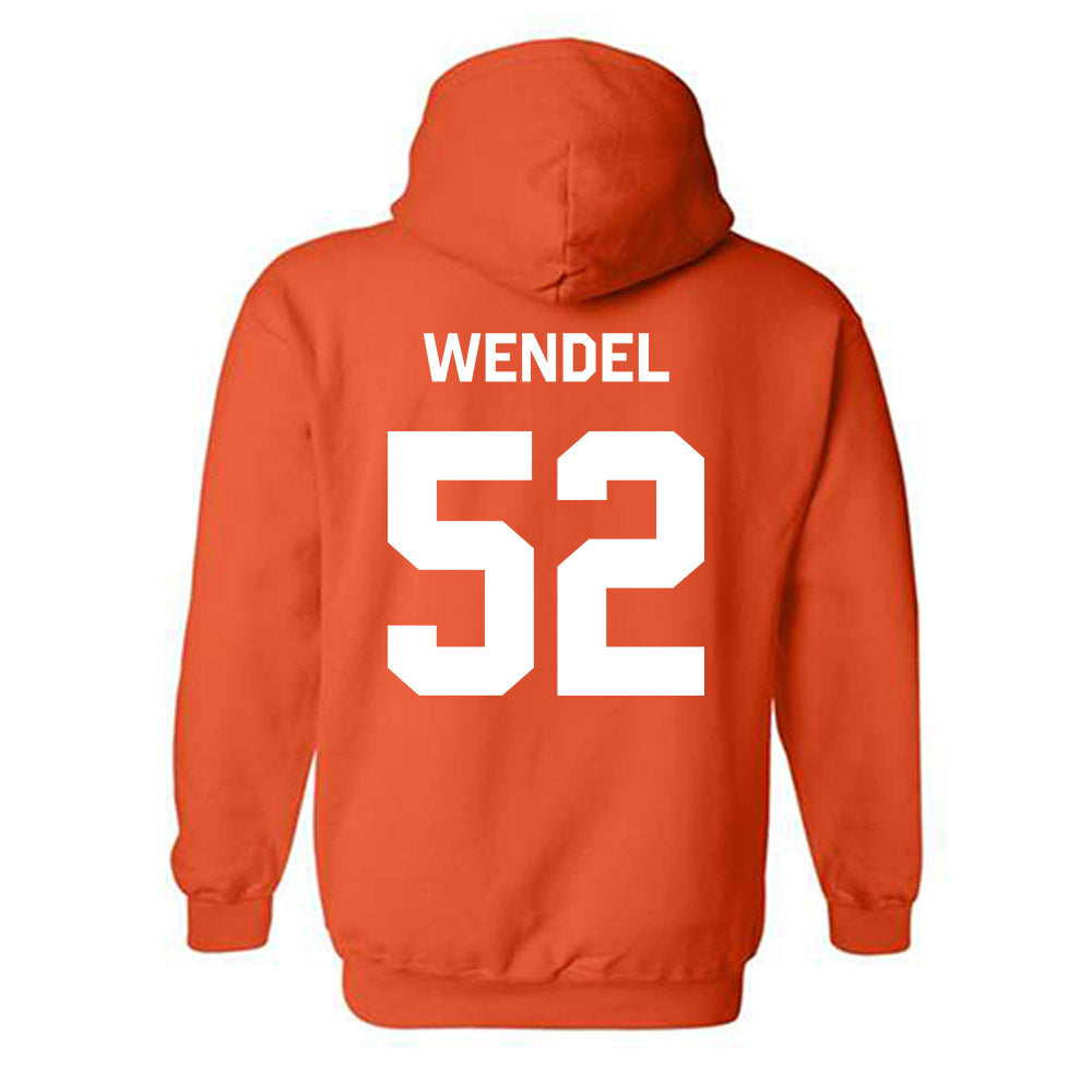 Oklahoma State - NCAA Football : Beau Wendel - Stripe the Stadium Hooded Sweatshirt-1
