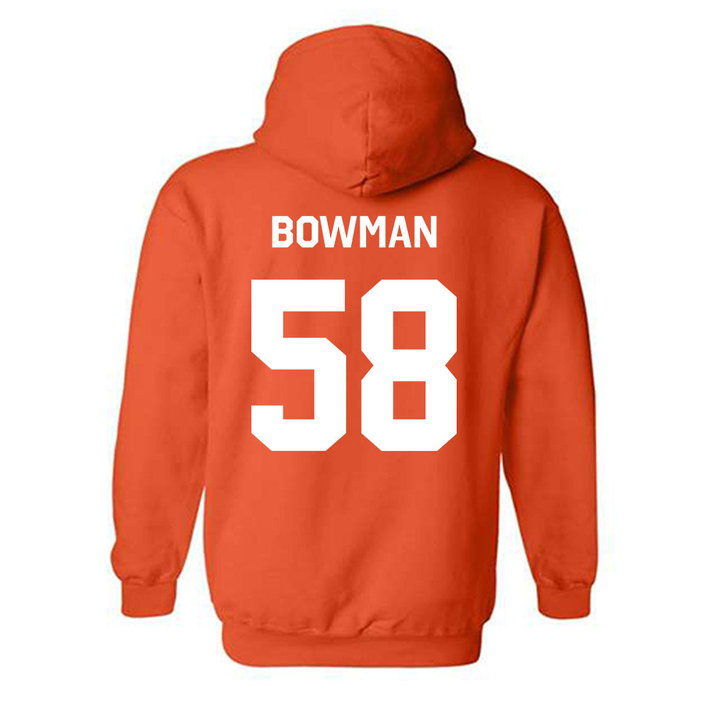 Oklahoma State - NCAA Football : Isaiah Bowman - Stripe the Stadium Hooded Sweatshirt-1