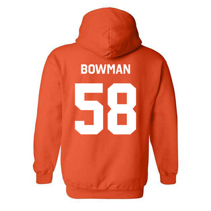 Oklahoma State - NCAA Football : Isaiah Bowman - Stripe the Stadium Hooded Sweatshirt-1