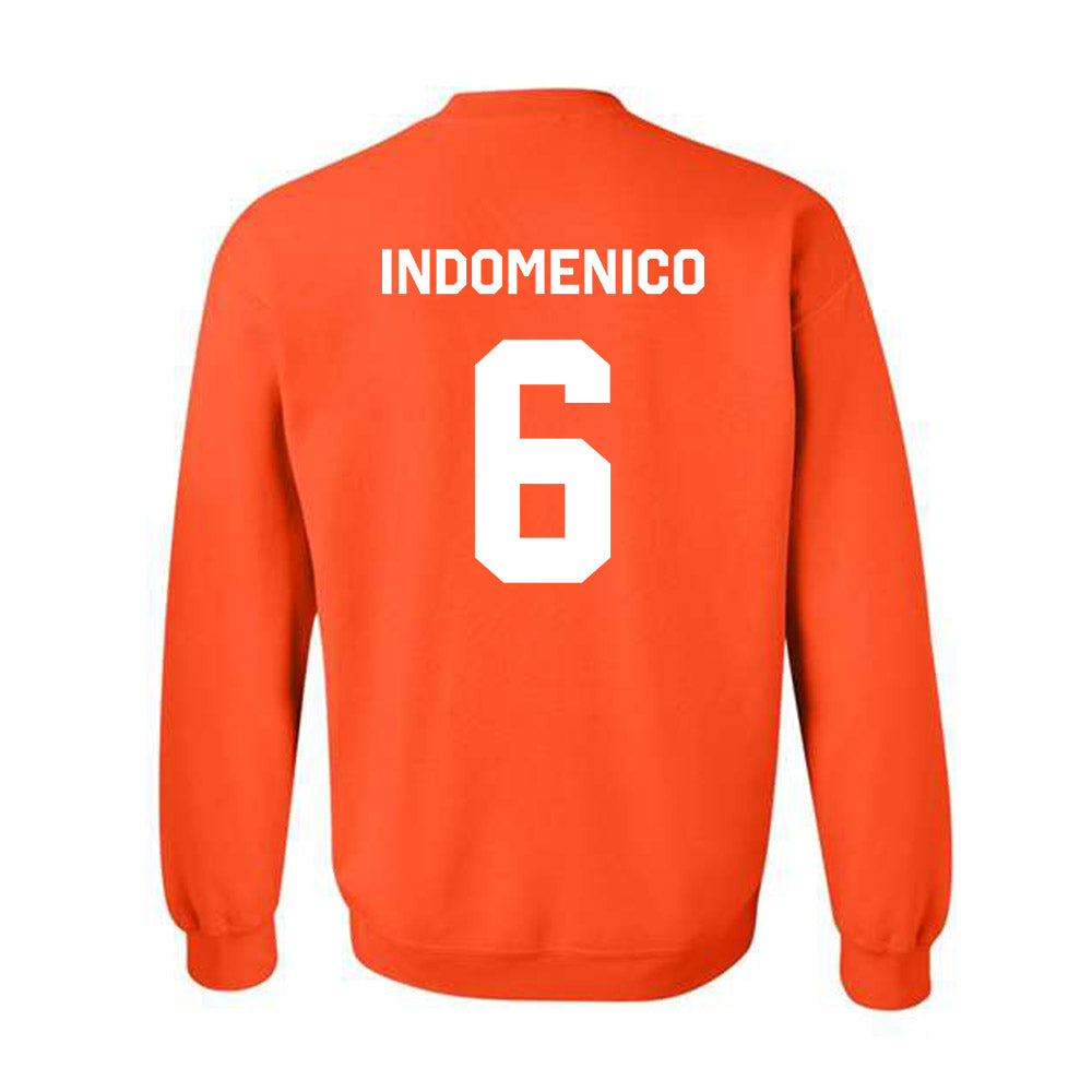 Oklahoma State - NCAA Baseball : Remo Indomenico - Stripe the Stadium Crewneck Sweatshirt-1