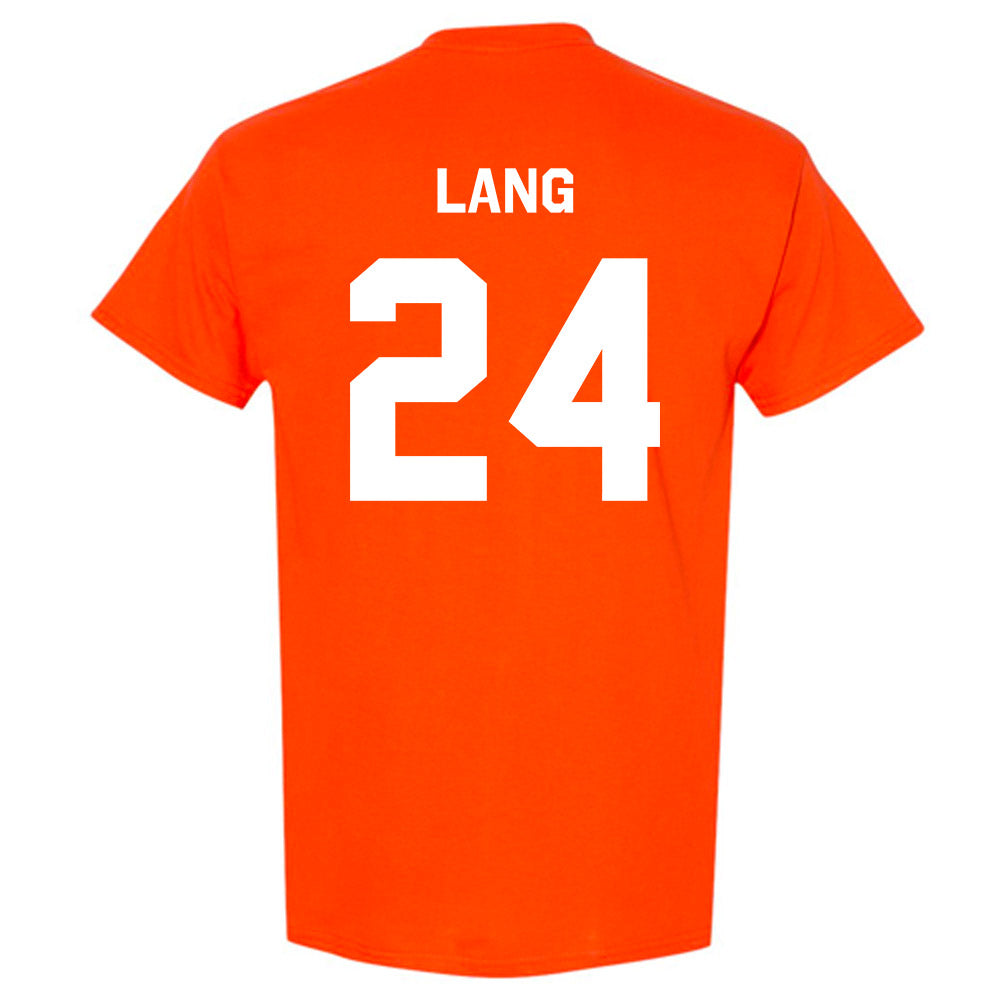 Oklahoma State - NCAA Women's Soccer : Addy Lang - Stripe the Stadium T-Shirt-1