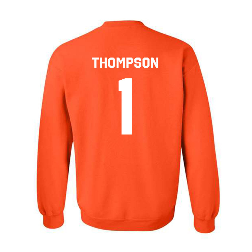 Oklahoma State - NCAA Baseball : Brock Thompson - Stripe the Stadium Crewneck Sweatshirt-1