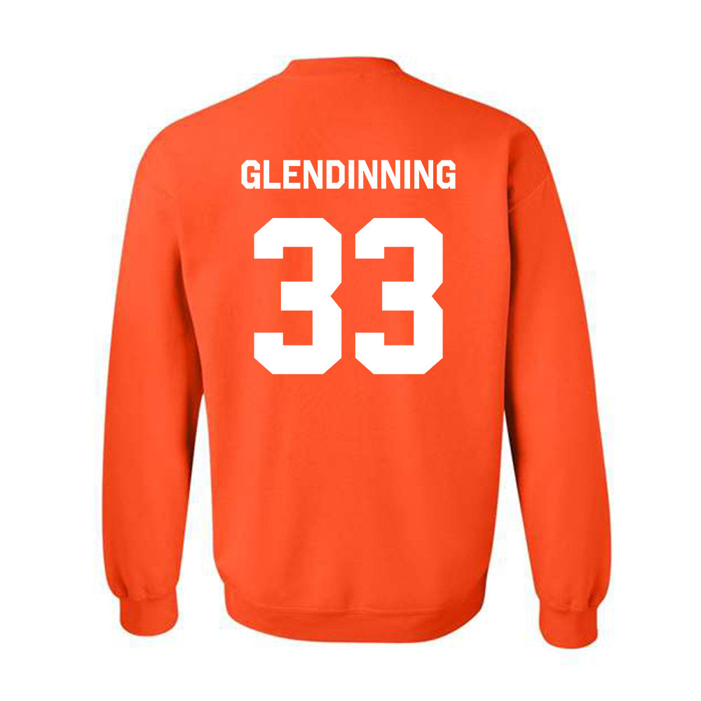 Oklahoma State - NCAA Baseball : Lucas Glendinning - Stripe the Stadium Crewneck Sweatshirt-1