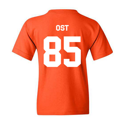 Oklahoma State - NCAA Football : Nate Ost - Stripe the Stadium Youth T-Shirt-1