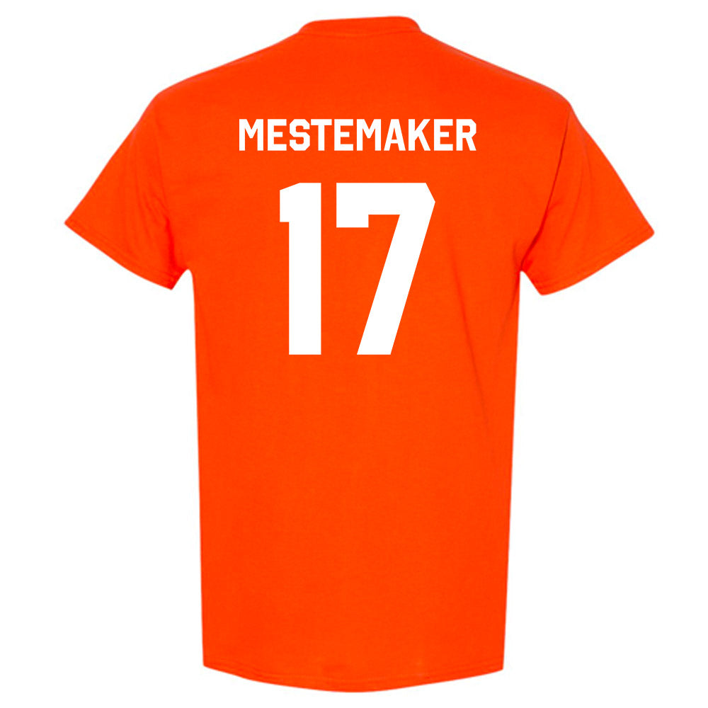 Oklahoma State - NCAA Football : Drew Mestemaker - Stripe the Stadium T-Shirt-1