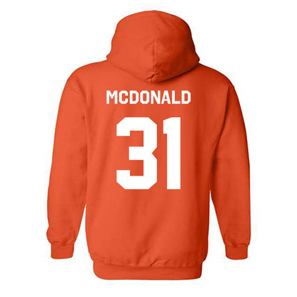 Oklahoma State - NCAA Softball : Lexi McDonald - Stripe the Stadium Hooded Sweatshirt-1