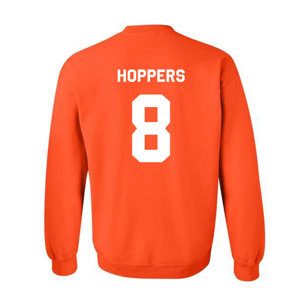 Oklahoma State - NCAA Women's Soccer : Katelyn Hoppers - Stripe the Stadium Crewneck Sweatshirt-1