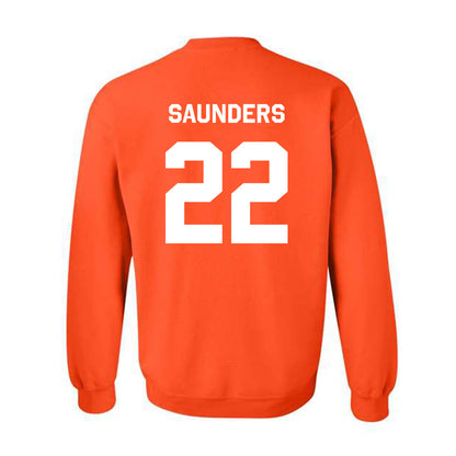 Oklahoma State - NCAA Baseball : Evan Saunders - Stripe the Stadium Crewneck Sweatshirt-1