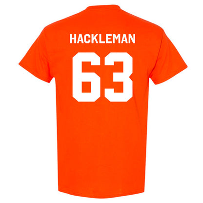 Oklahoma State - NCAA Football : Caleb Hackleman - Stripe the Stadium T-Shirt-1