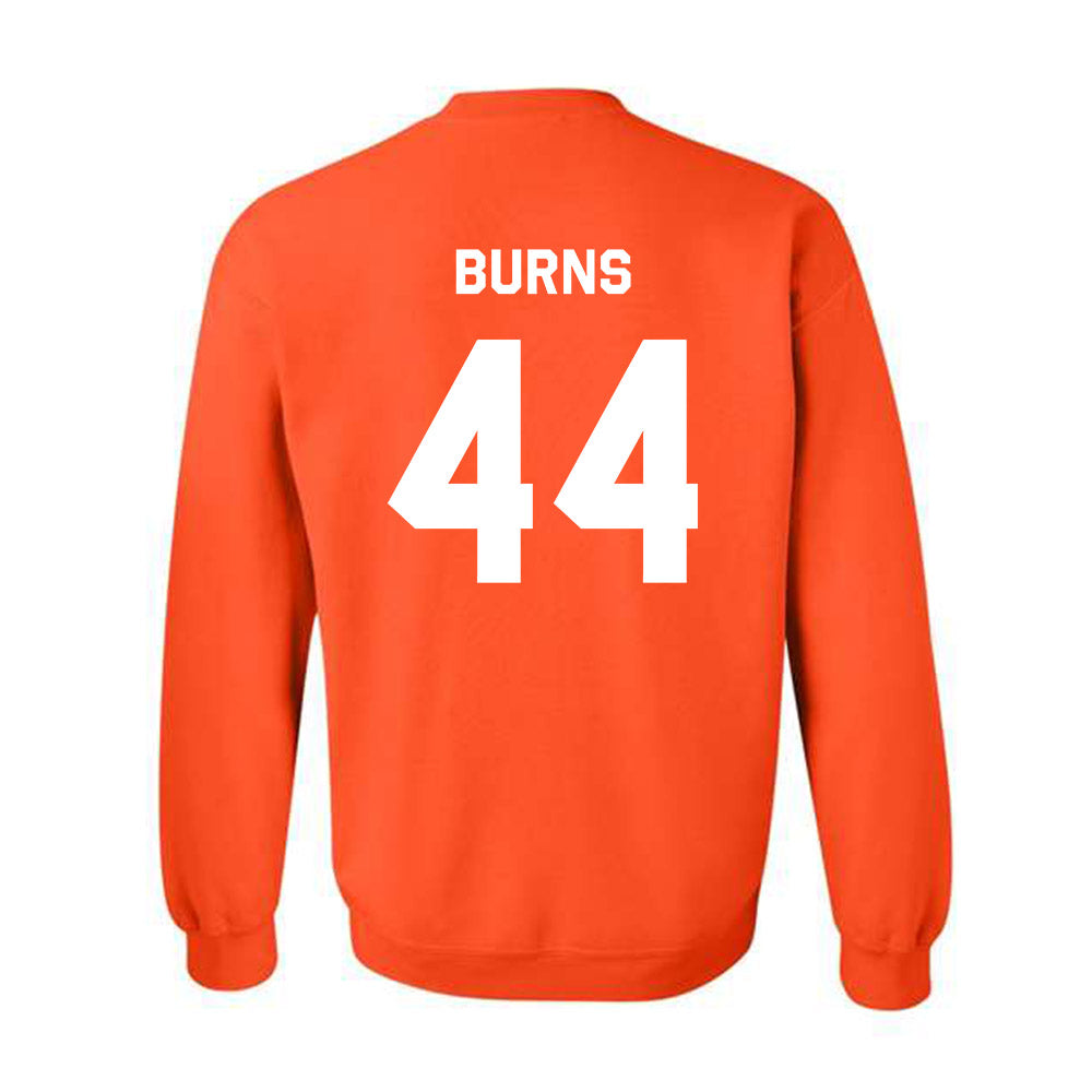 Oklahoma State - NCAA Baseball : Zane Burns - Stripe the Stadium Crewneck Sweatshirt-1