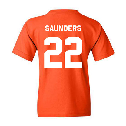 Oklahoma State - NCAA Baseball : Evan Saunders - Stripe the Stadium Youth T-Shirt-1