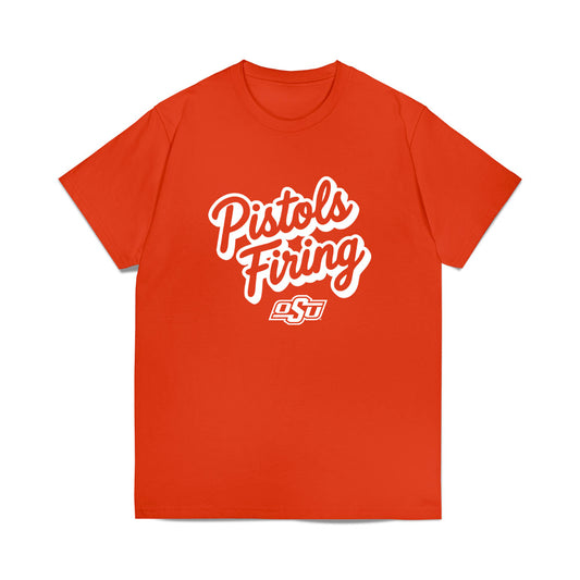 Oklahoma State - NCAA Women's Basketball : Talexa Weeter - Stripe the Stadium T-Shirt-0