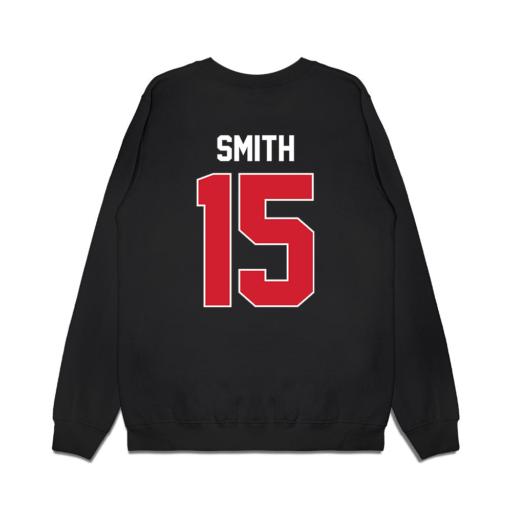 Northeastern - NCAA Women's Volleyball : Brynn Smith - Sports Shersey Premium Crewneck Sweatshirt-1