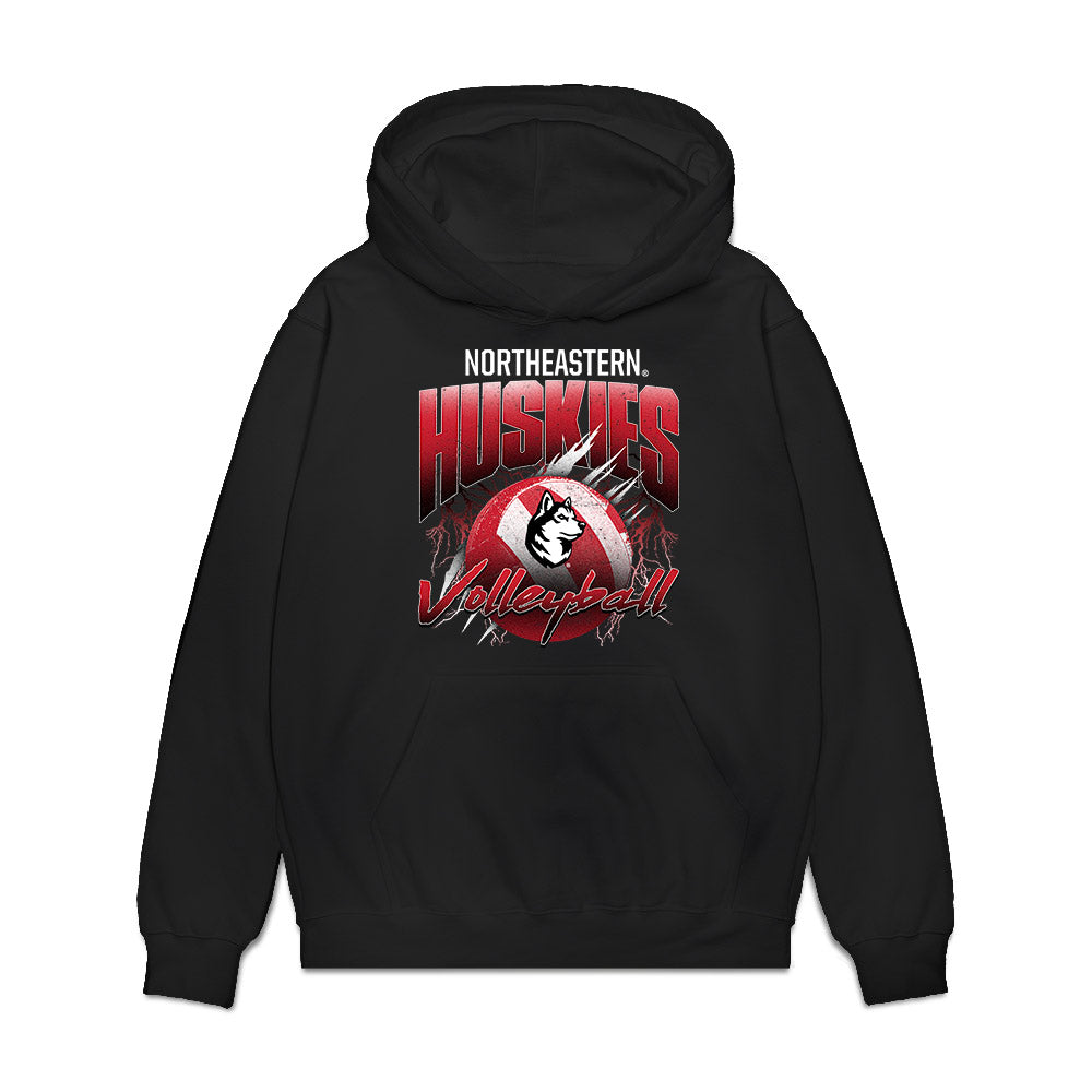 Northeastern - NCAA Women's Volleyball : Cayenne Ceman - Sports Shersey Premium Hooded Sweatshirt-0