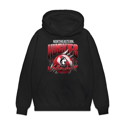 Northeastern - NCAA Women's Volleyball : Cayenne Ceman - Sports Shersey Premium Hooded Sweatshirt-0