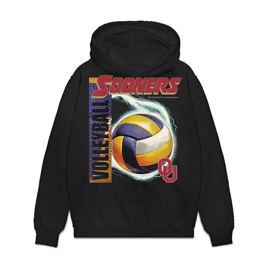 Oklahoma - NCAA Women's Volleyball : DaMya Mann - Premium Hooded Sweatshirt-0