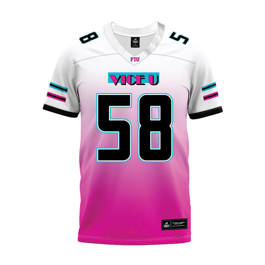 FIU - NCAA Football : Oscar Colon - Premium Football Jersey-0