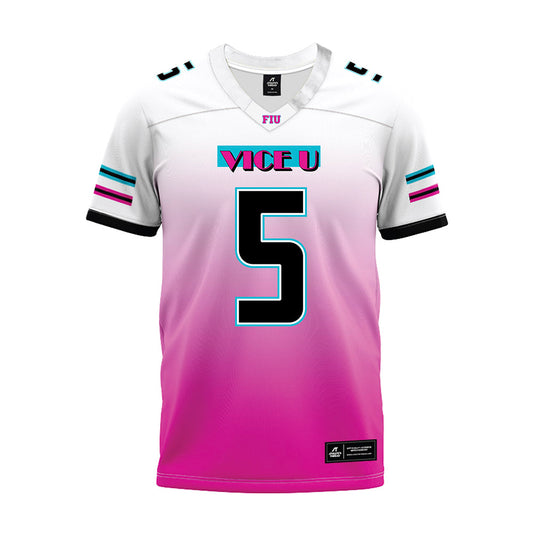 FIU - NCAA Football : Kenton Simmons - Premium Football Jersey-0