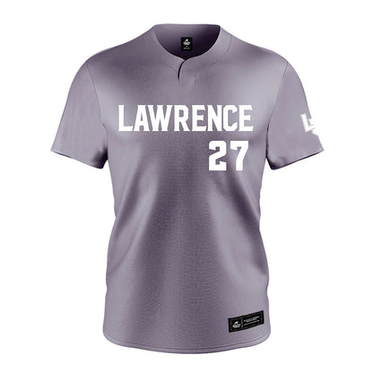 Lawrence - NCAA Baseball : Matt Sergeant - Grey Jersey-0