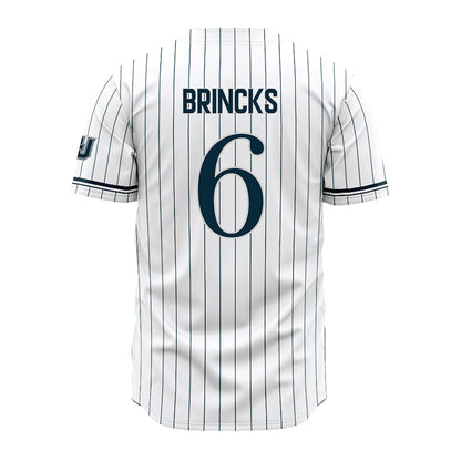 Lawrence - NCAA Baseball : Myles Brincks - Pinstripe Jersey-1