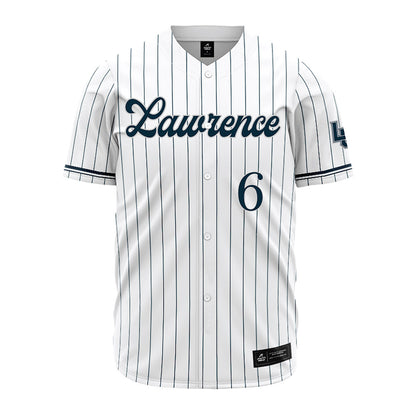 Lawrence - NCAA Baseball : Myles Brincks - Pinstripe Jersey-0