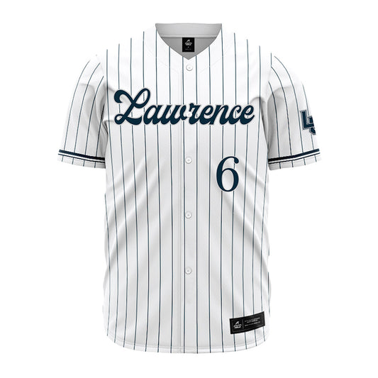 Lawrence - NCAA Baseball : Myles Brincks - Pinstripe Jersey-0